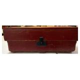 Antique Red Wooden Carpenter