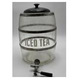 Vintage Barrel Style Tea Jug