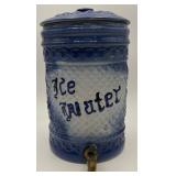 Salt Glaze Stoneware Ice Water Dispenser