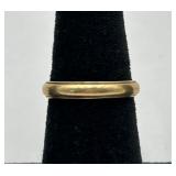 14K Gold Half-Round Band Ring