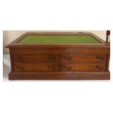 Nice Vintage 4-Drawer Slant Top Desk