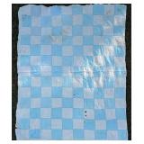 Well Loved Hand-stitched Blue & White Quilt