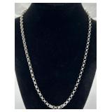 19" Sterling Silver Chain Necklace