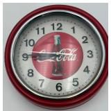 Retro-Style Metal Coca-Cola Wall Clock