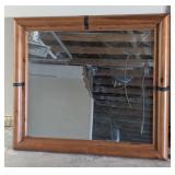 Rustic Pine Mirror 39" x 44"