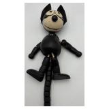 Antique Felix The Cat Wooden Jointed Doll