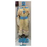 Authentic Traditional Native American Beaded Dress