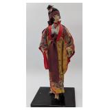 Vintage Japanese Folk Art Geisha Girl 17" Doll