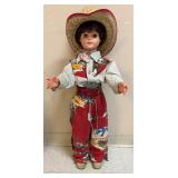 Vintage Cowgirl Style Wispy Walker Doll