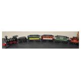 Jim Beam Sealed Decanter 6 Car Train Set
