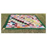 Vintage Multi Colored/Designed Quilt