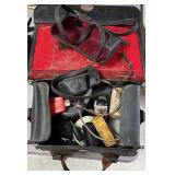 Vintage Camera Bag with Lots of Items