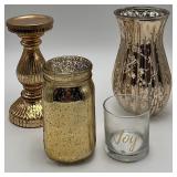 Christmas Gold/Silver Tone Decor