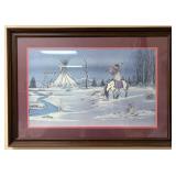 Framed Print Signed By Doc Tate Nevaquaya