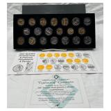 2007 State Quarters 24K Gold Clad & Platinum P&D