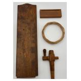 Lot Of Vintage Wood Items