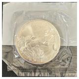 2004 Uncirculated American Eagle Silver Dollar