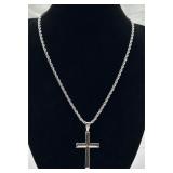 Sterling Silver Cross Pendant Necklace