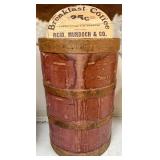 Vintage Wooden Reid Murdoch & Co. Coffee Barrel