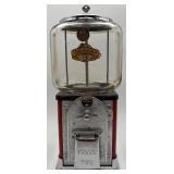 Vintage "Topper De Luxe 1-cent Gumball Machine