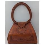 Large Stitched Leather Purse
