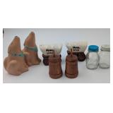 Set of 4 Novelty Salt & Pepper Shakers