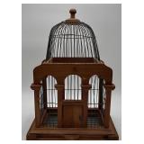 Vintage Style Wire/Wood Bird Cage