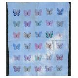 Gorgeous Hand-stitched Butterfly Quilt