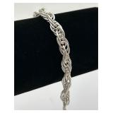 Lovely Sterling Silver Chain Bracelet