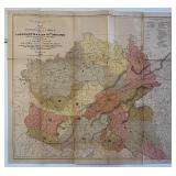Reproduction Of 1884 Cherokee Nation Map