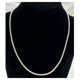 Michael Anthony Sterling Wheat Chain Necklace