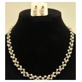 Gorgeous Silver Toned Necklace & Earring Set Gorgeous Silver Toned Necklace & Earring Set