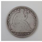 1854-O Seated Liberty Silver Half Dollar 1854-O Seated Liberty Silver Half Dollar