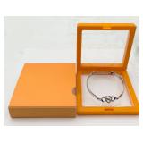 Silver Tone Infinity Heart Bracelet Silver Tone Infinity Heart Bracelet