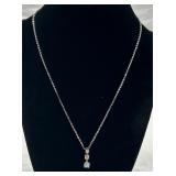 Pretty �Past, Present & Future� CZ Necklace Pretty �Past, Present & Future� CZ Necklace