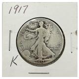 1917 Walking Liberty Half Dollar 1917 Walking Liberty Half Dollar