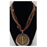 Chico�s Medallion Multi-Strand Necklace Chico�s Medallion Multi-Strand Necklace