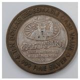 Bally Bart Silver Gaming Token Bally Bart Silver Gaming Token