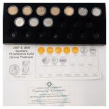 2007-08 P-Gold & D-Platinum State Quarters Box Set 2007-08 P-Gold & D-Platinum State Quarters Box Set