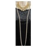 3 Nice Gold Toned Fashion Necklaces 3 Nice Gold Toned Fashion Necklaces