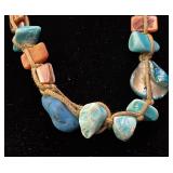 Turquoise, Mother of Pearl Bracelet Turquoise, Mother of Pearl Bracelet