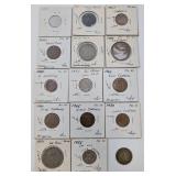 15 Vintage Foreign Coins 15 Vintage Foreign Coins