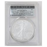 2021 Silver Eagle MS 70 2021 Silver Eagle MS 70