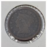 1851 Braided Hair Large Cent 1851 Braided Hair Large Cent