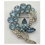 �Eisenberg Ice� Ice Blue Rhinestone Pin �Eisenberg Ice� Ice Blue Rhinestone Pin