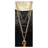 3 Nice Gold Toned Fashion Necklaces 3 Nice Gold Toned Fashion Necklaces