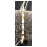 Pretty Diamond Sapphire 14K Bangle Pretty Diamond Sapphire 14K Bangle