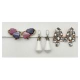 3 Pair of Vintage Earrings 3 Pair of Vintage Earrings