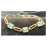 Simmons Art Deco Topaz Bracelet Simmons Art Deco Topaz Bracelet