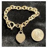 Tiffany & Co. 925 Silver Toggle Clasp Bracelet Tiffany & Co. 925 Silver Toggle Clasp Bracelet